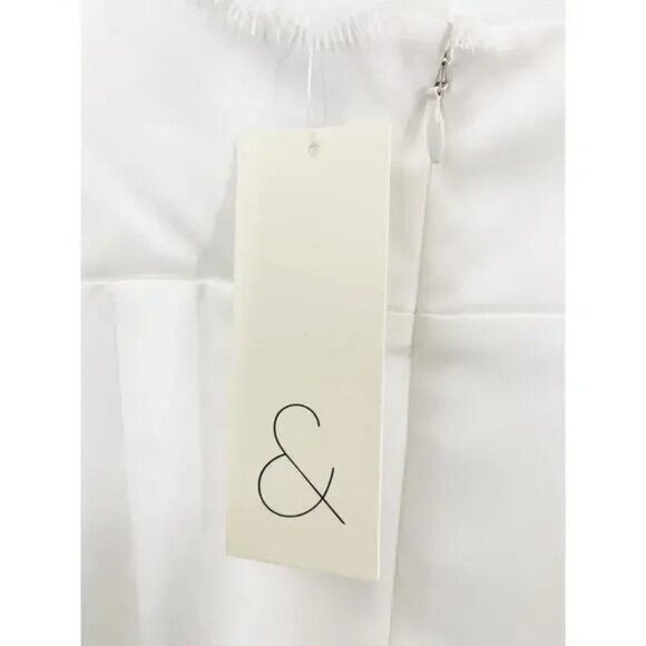 NWT SACHIN + BABI Dress Evening Gown Candace Lace Cream Ivory Hi Low 10 - Picture 10 of 12